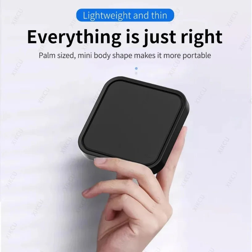 Portable Desktop Wireless Charger Pad For iPhone 17 16 15 14 13 12 Pro Max Samsung Xiaomi Fast Charging Station Phone Charger Oasis Select