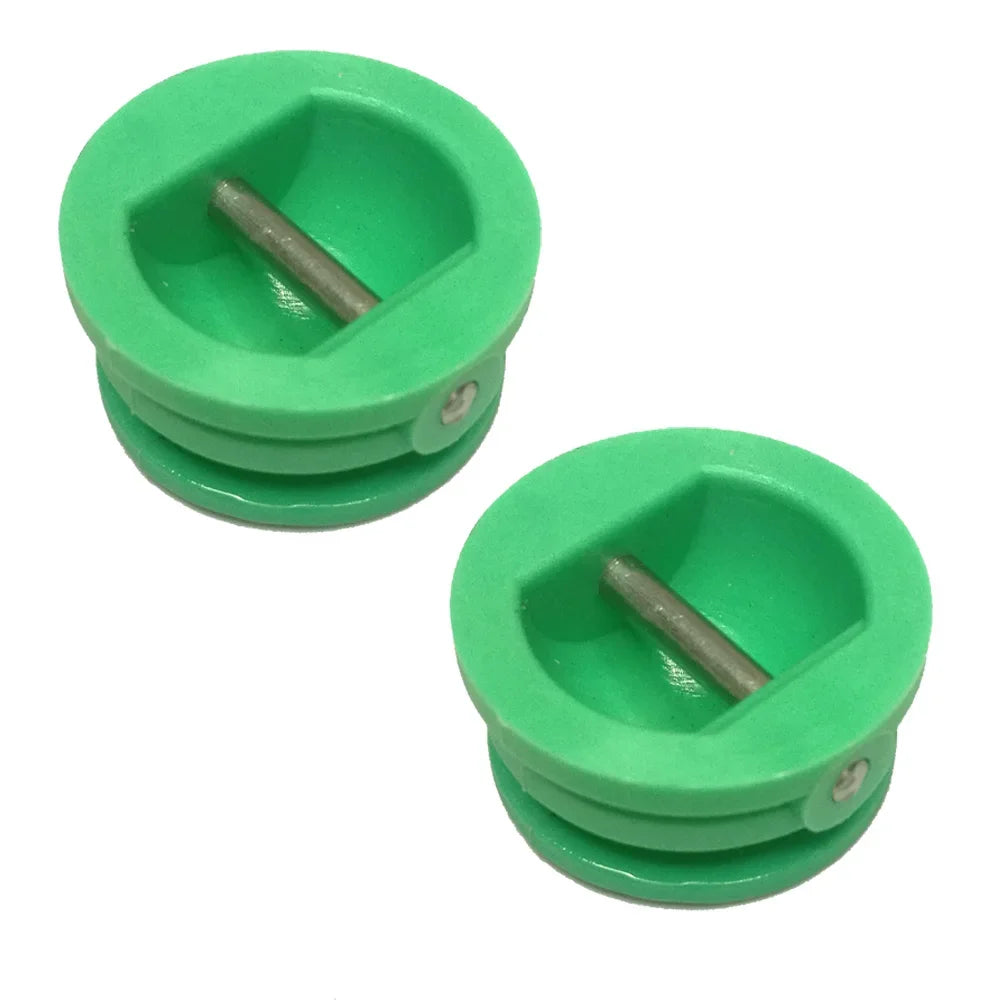 2PCS Surfboard Leash Legrope Plug Surfing shortboard longboard Kiteboarding SUP Leash Plug Oasis Select green