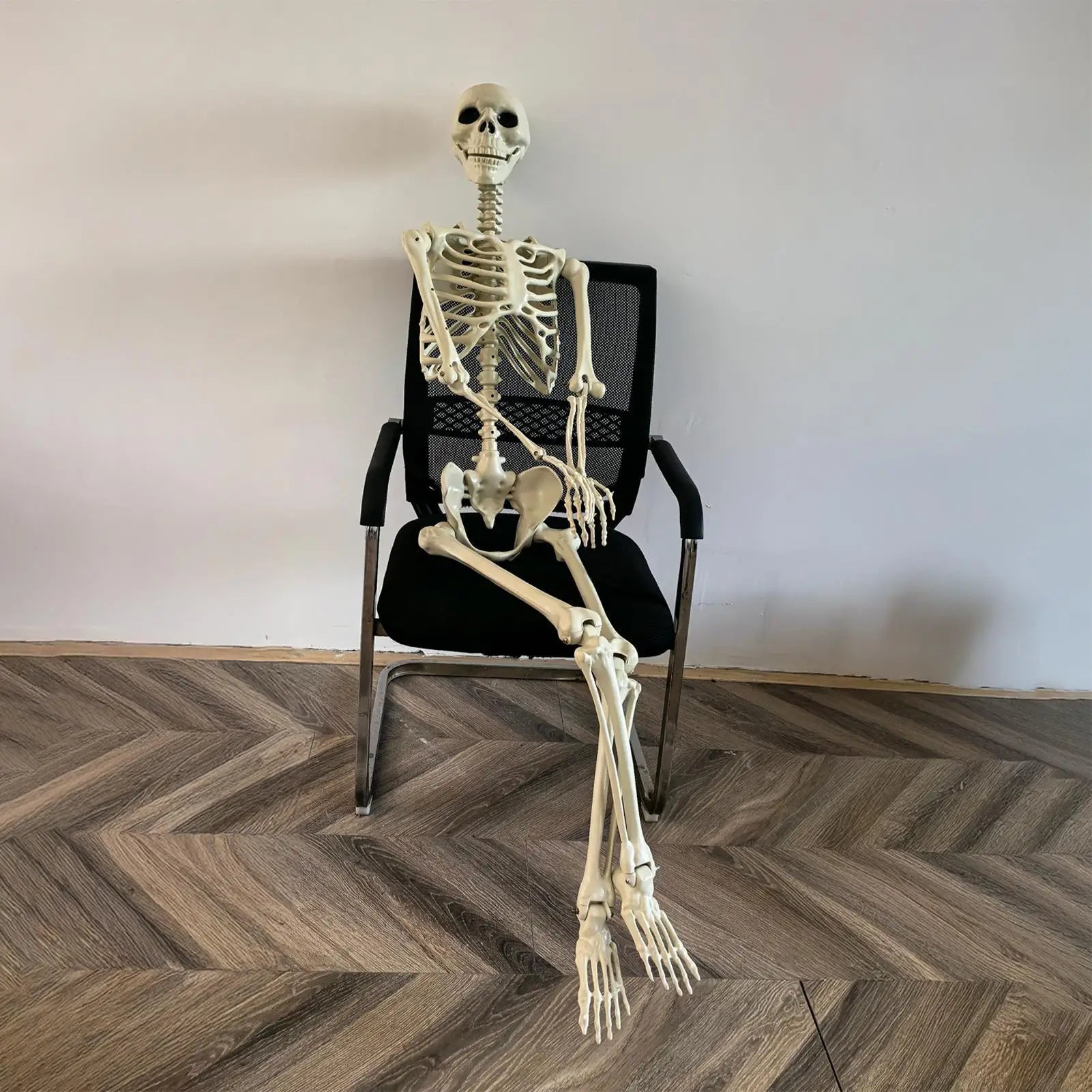 Halloween Skeleton 90cm Halloween Human Shape Posable Human Shape Bones Halloween Herror Decorations Haunted House Horror Props Oasis Select