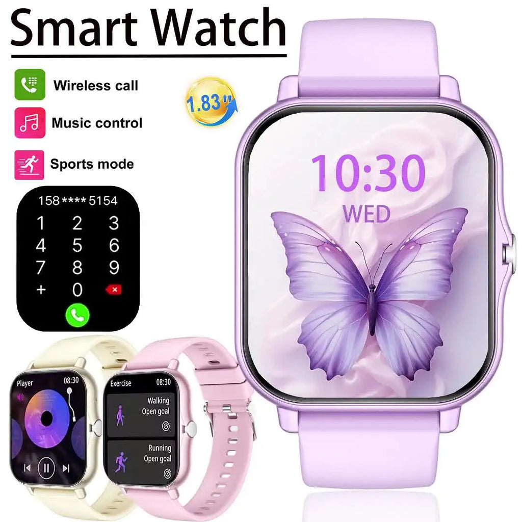 ERUN 1.83" Smartwatch – Wireless Calling, Sleep & Activity Tracker