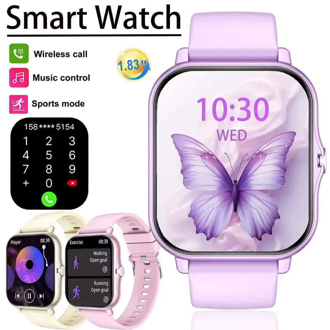 ERUN 1.83" Smartwatch – Bluetooth Calling, Fitness & Sleep Track
