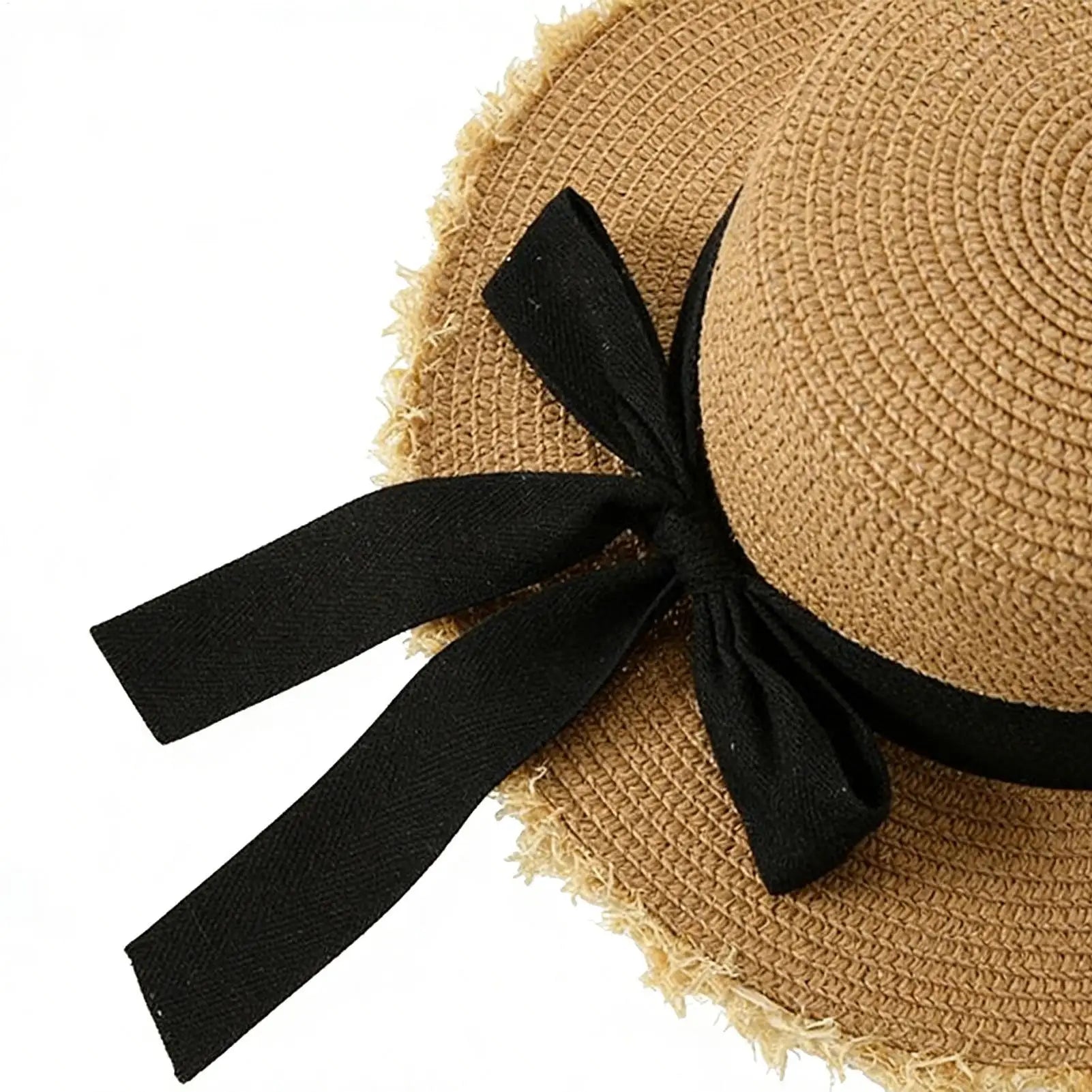 Big Brim Summer Straw Sun Hat Panama Hats Grass Knitted Gift Hat Breathable Leisure Straw Hat Beach Caps For Sun Protection Oasis Select