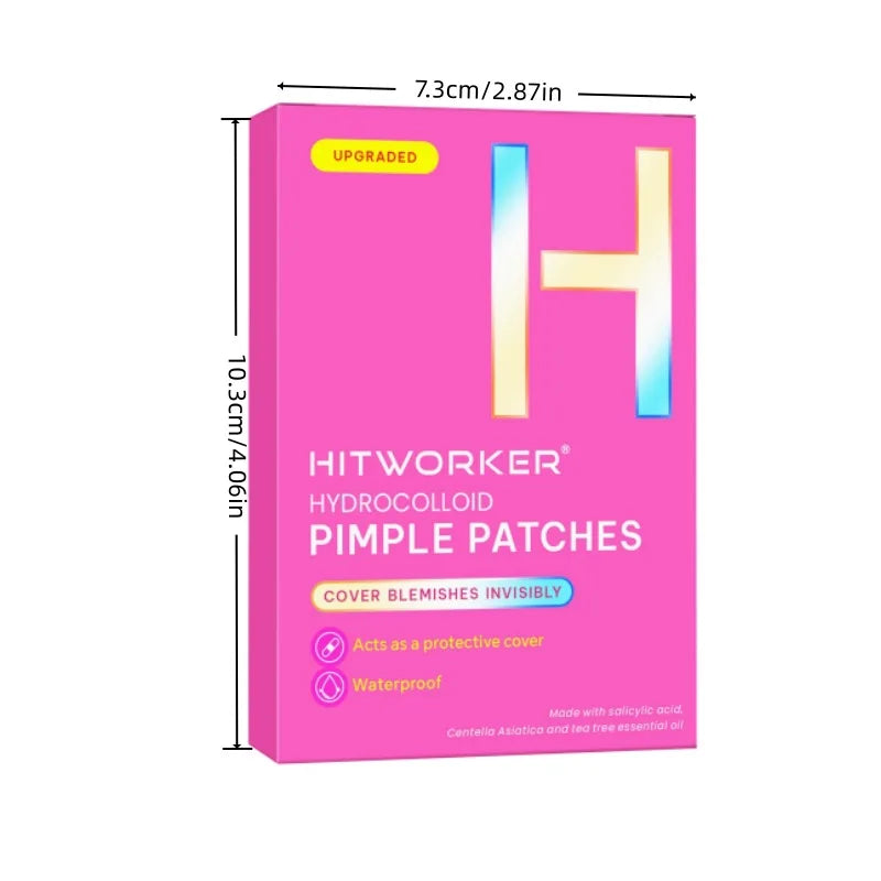 Colorful design acne patch, 120 pieces per box, waterproof, breathable, odorless, suitable for day and night use Oasis Select