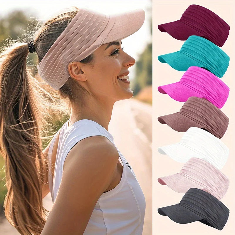 Quick-drying sports open-top sun hat - suitable for both men and women. Fashionable adult sun hat for spring, autumn and summer. Oasis Select