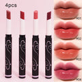 OMGA Vitality Girl Solid Lip Gloss Set – 4 Vibrant Colors Solid Lip Gloss Set Oasis Select 4pcs