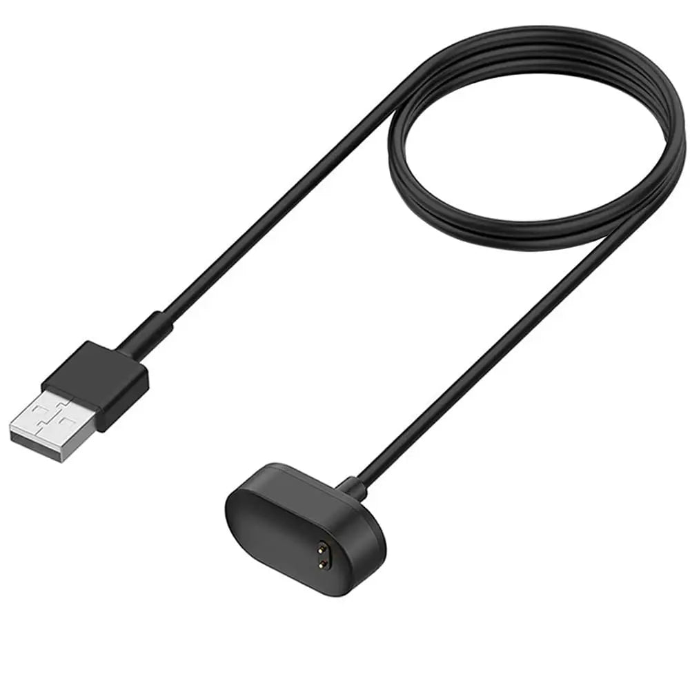 USB Charger Cable for Fitbit Inspire HR, Inspire & Ace 2 Smartwatch Charger Cable Oasis Select black