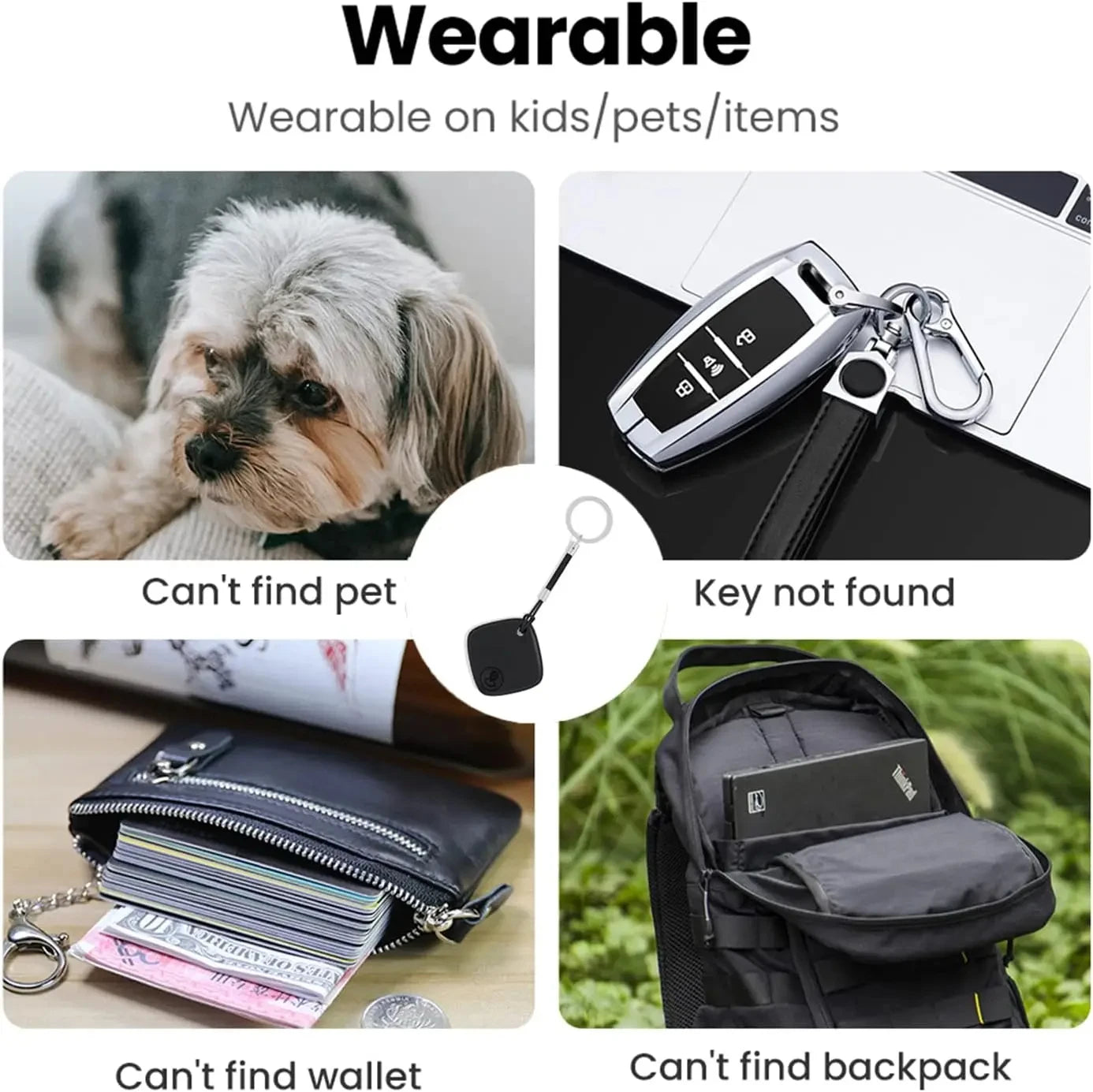 GGBEE Bluetooth Tracker – Find My App, Keys & Kids Finder Bluetooth Item Tracker Oasis Select