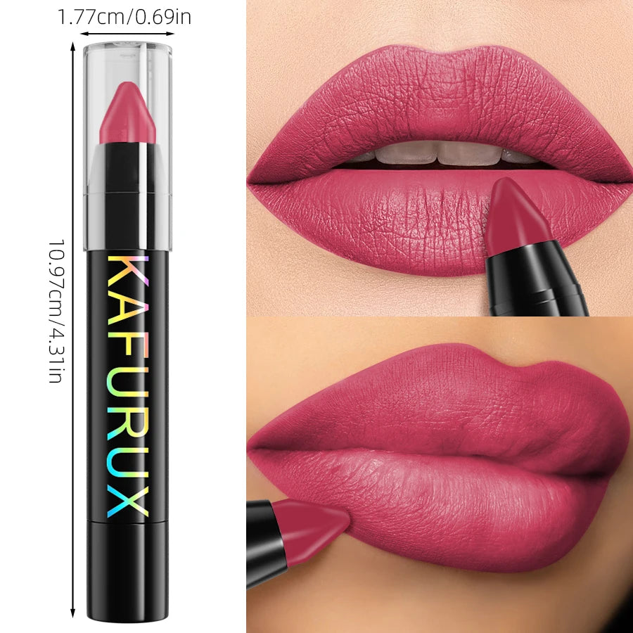 KAFURUX Matte Velvet Lipstick Pen – 15 Shades | Waterproof