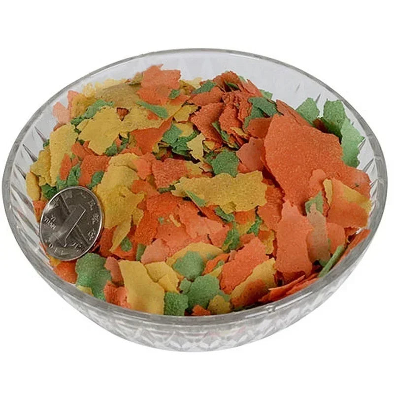 Small Tropical Ornamental Fish Feed Aquarium Fish Thin Slice Feed Fish Feed Seedling Growth Food Family Fishing Tools Oasis Select