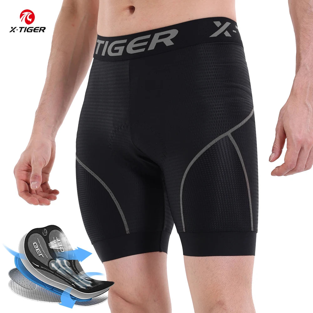 X-TIGER Cycling Shorts Breathable Mesh Cycling Underwear Gel Pad Shockproof MTB Bike Shorts Bicycle Underwear Oasis Select XM-DNK-36002 XXL
