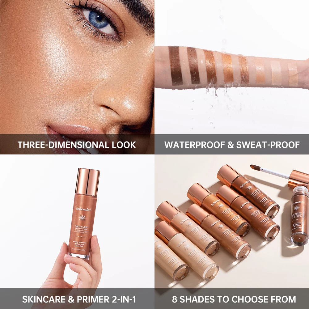 Halo Glow Liquid Face Filter | Highlighter & Complexion Booster