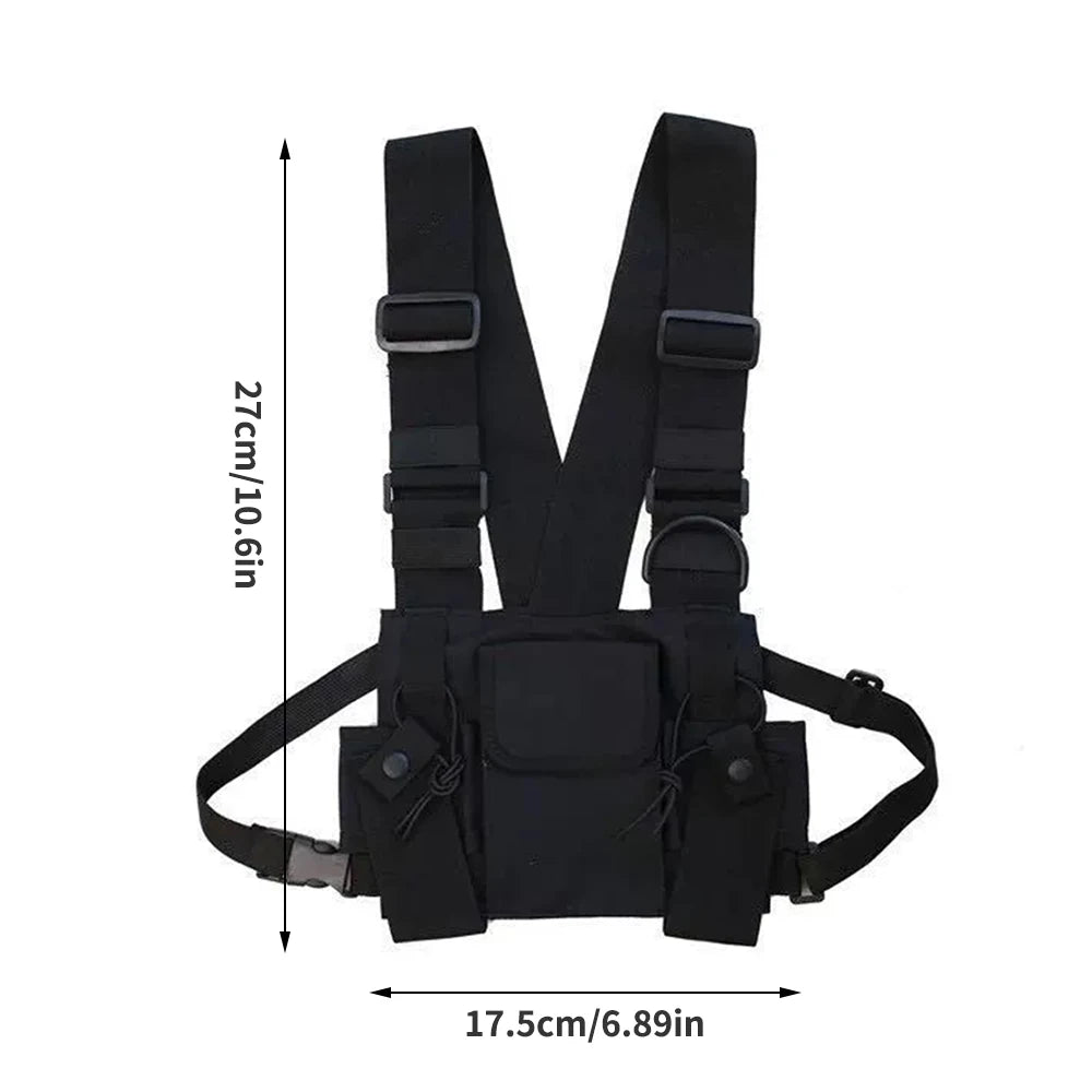 Tactical Chest Rig Bag – Unisex Hip Hop Streetwear Waist Pack