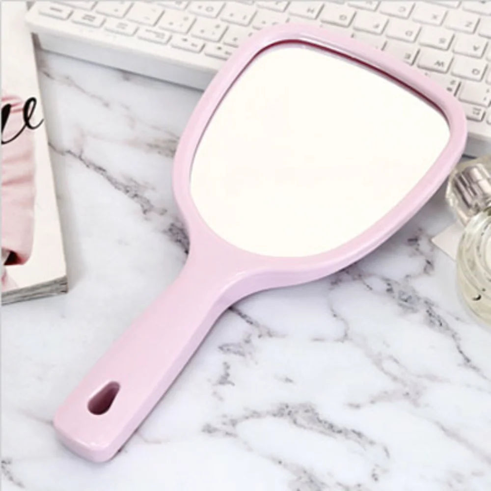 Double-Sided Handheld Makeup Mirror – 2x & 3x Magnification