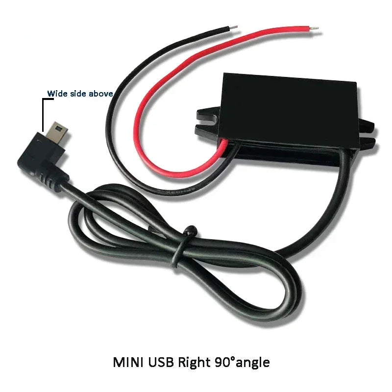 Female USB 12V 24V 48V 60V 72V Buck 5V 3A Charging Converter DC to DC Step Down Converter for battery With Multi Types USB Jack Oasis Select MINI Right Straight 11V-90V 5V 3A