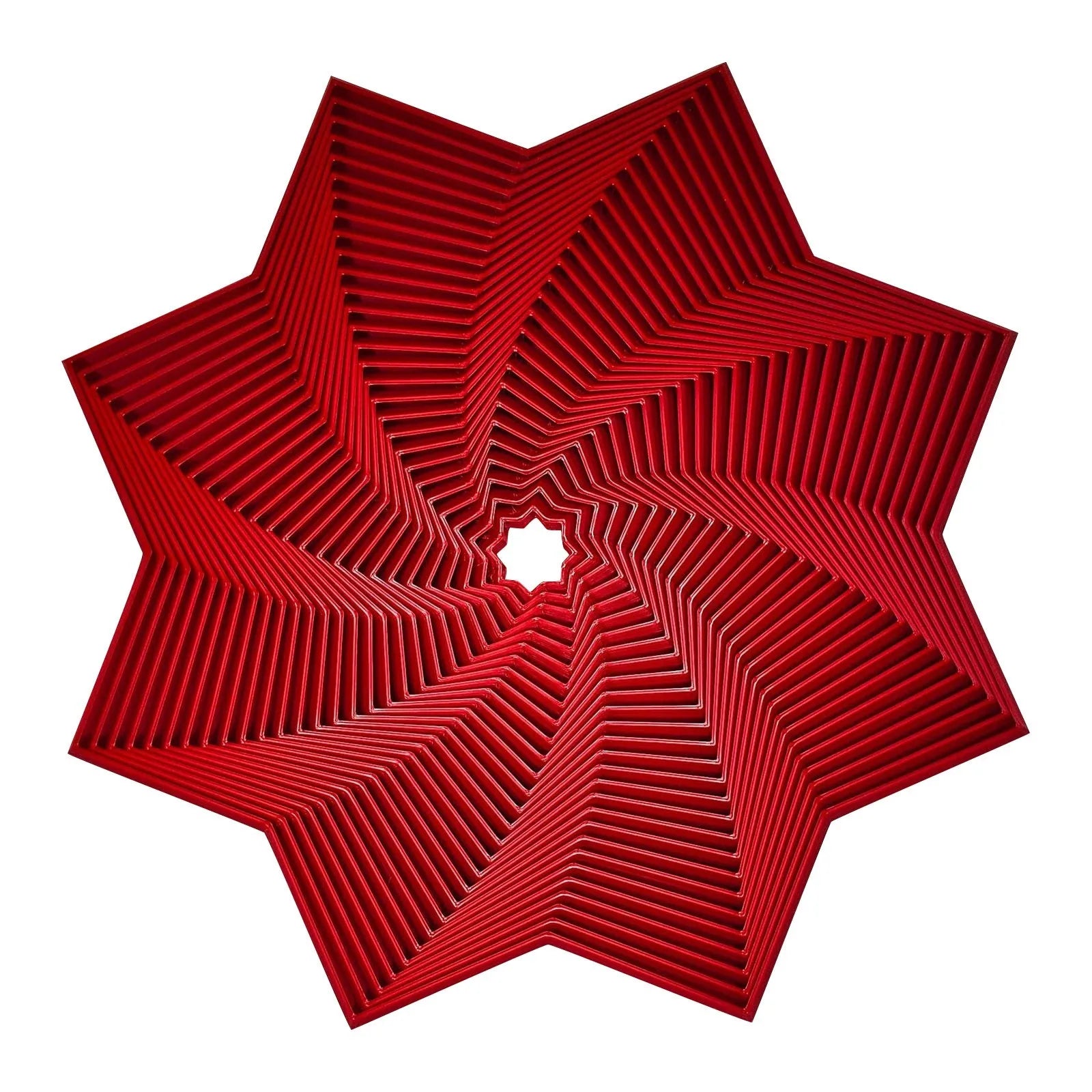 3D Octagonal Fidget Toy – Geometric Stress Relief Sensory Toy Fidget Sensory Toy Oasis Select Red One Size