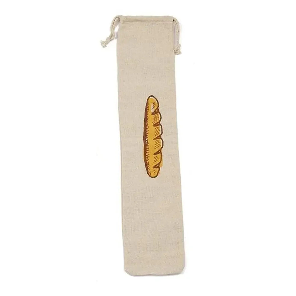 Reusable Drawstring Linen Bread Bags Large Washable Storage Food Accessories Home Unbleached Kitchen Organizer Oasis Select