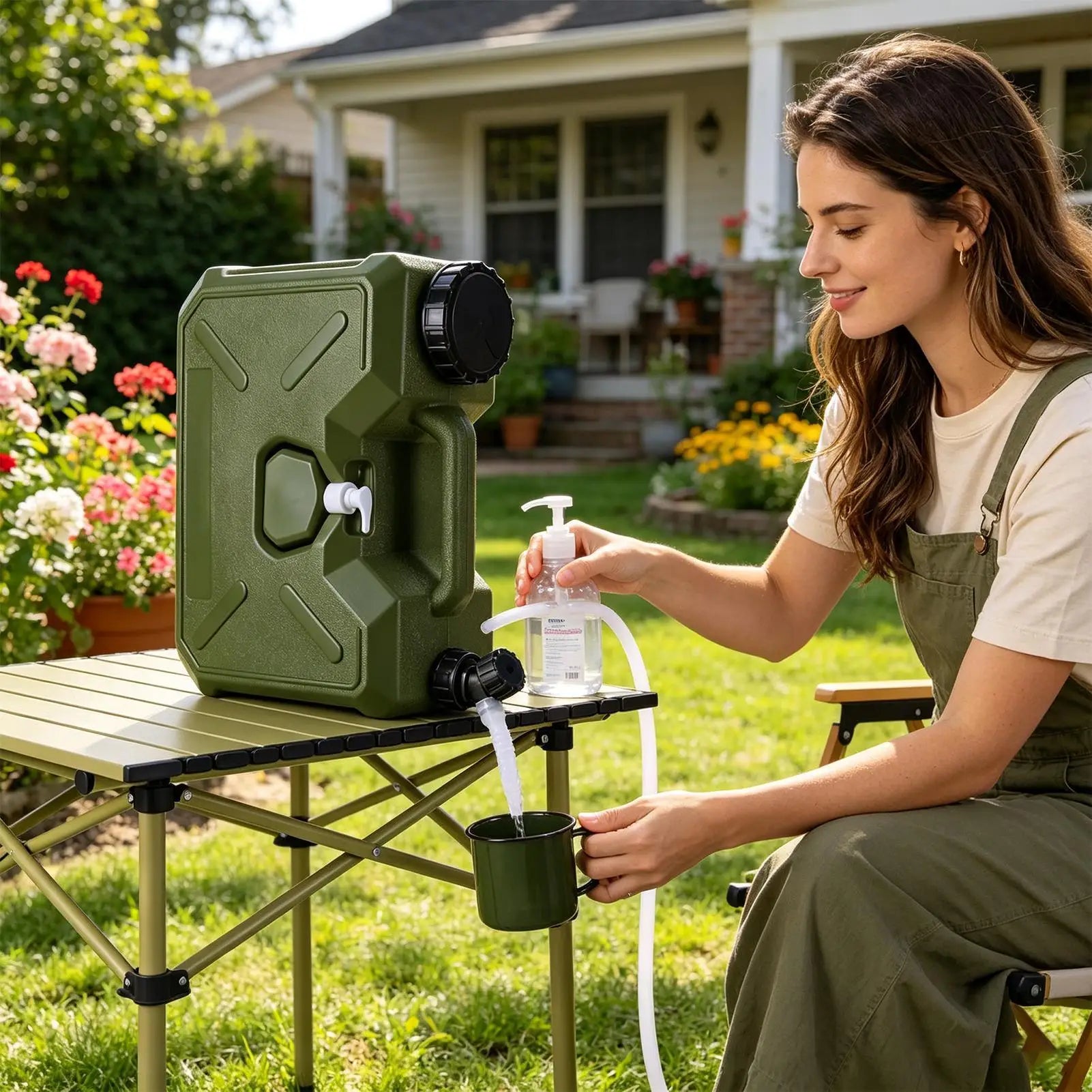 Water Tank Portable Multifunction No Leakage Water Container With Spigot 12-liter Water tank with Tap Portable Water Container Oasis Select