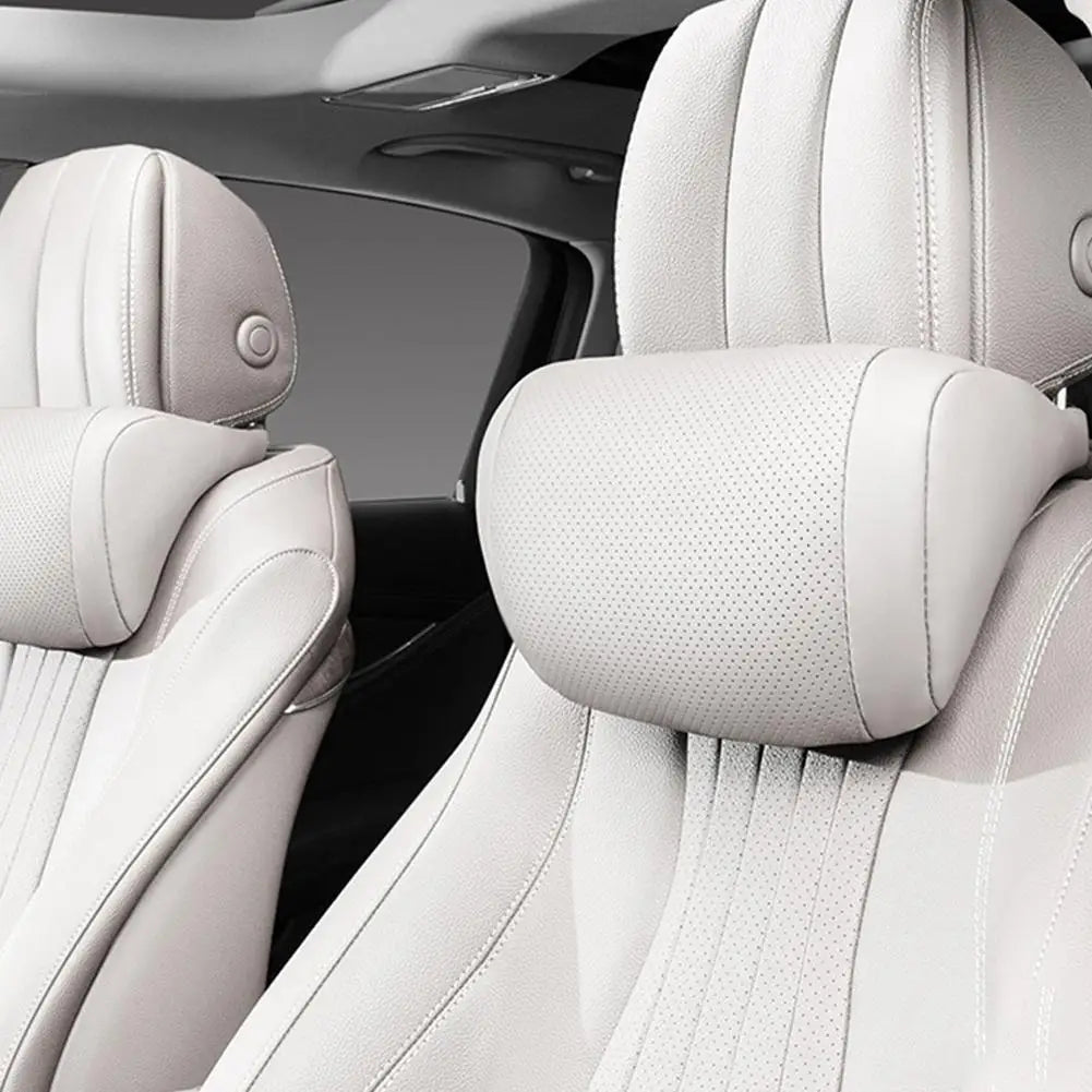 1/2Pcs Car Seat Headrest Universal Travel Rest 3D Neck Pillow Protect Neck Soft Fluffy Comfortable Neck Rest Car Accessories Oasis Select