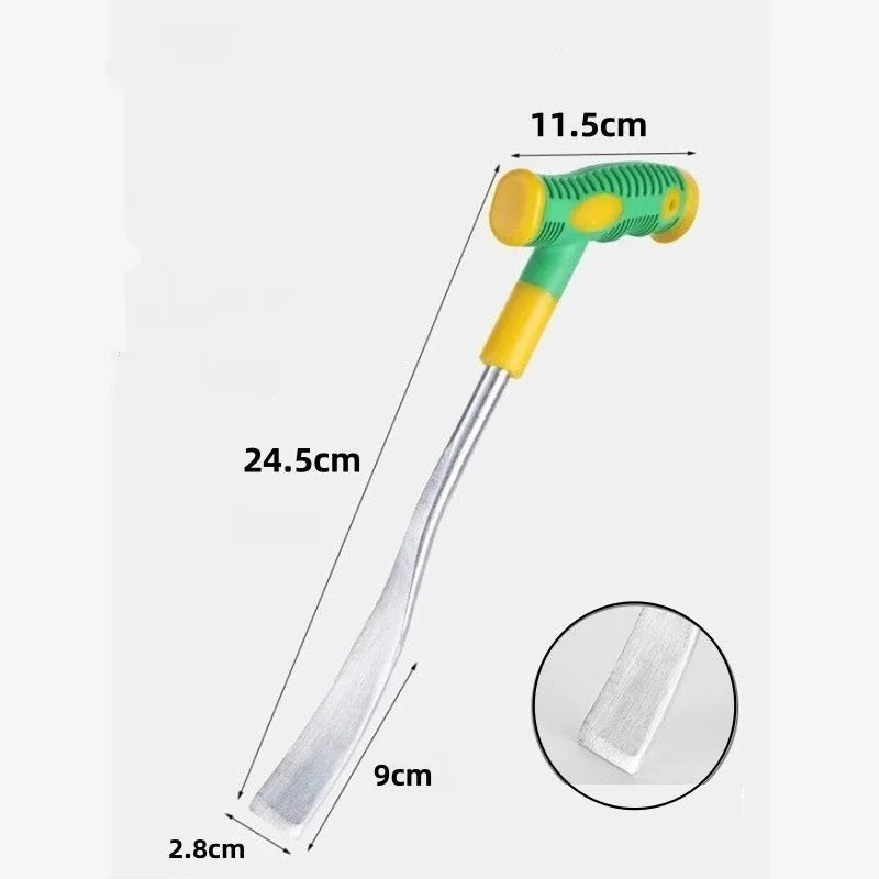 New Garlic Digging Shovel T Shaped Spade Agricultural Flower Gardening Weeding Dig Wild Herbs Hand Tool Pot Transplanting Oasis Select