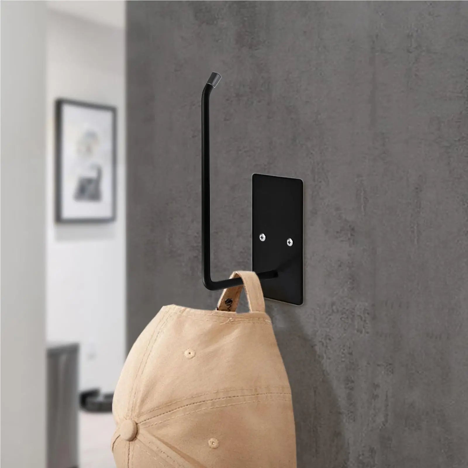 Hat Rack for Baseball Caps Adhesive Hat Hooks for Wall Cap Hanger Storage Cap Organizer No Drilling Hat Holder for Door Closet Oasis Select