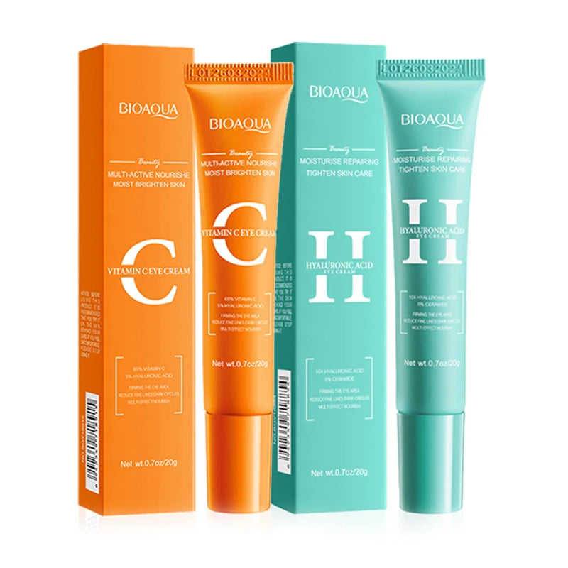 BIOAQUA Vitamin C Retinol Eye Cream – Dark Circles & Anti-Aging Eye Cream Oasis Select Vitamin C HA
