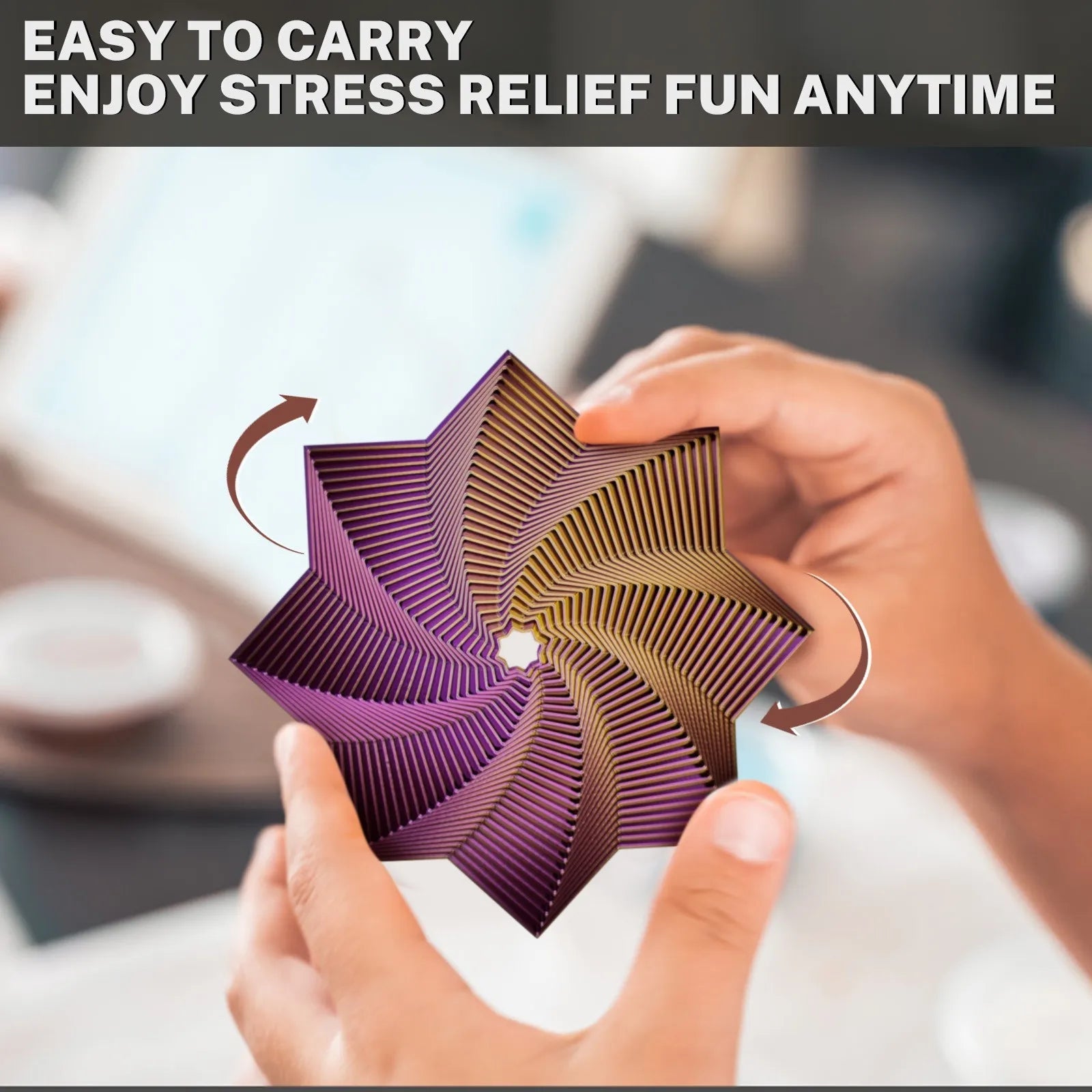 3D Octagonal Fidget Toy – Geometric Stress Relief Sensory Toy Fidget Sensory Toy Oasis Select