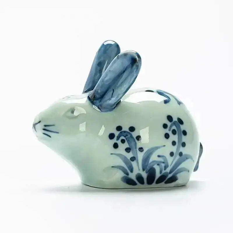 Blue And White Twelve Zodiac Small Decorations Study Calligraphy Water Drops Pot Hand Painted Ceramic Desktop Decorations Oasis Select
