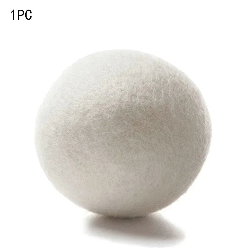 Nature Wool Dryer Balls Fabric Softener Ball for Sensitive Skin Reusable Softener Laundry Ball Home Washing Machine Accessories Oasis Select 1pcs