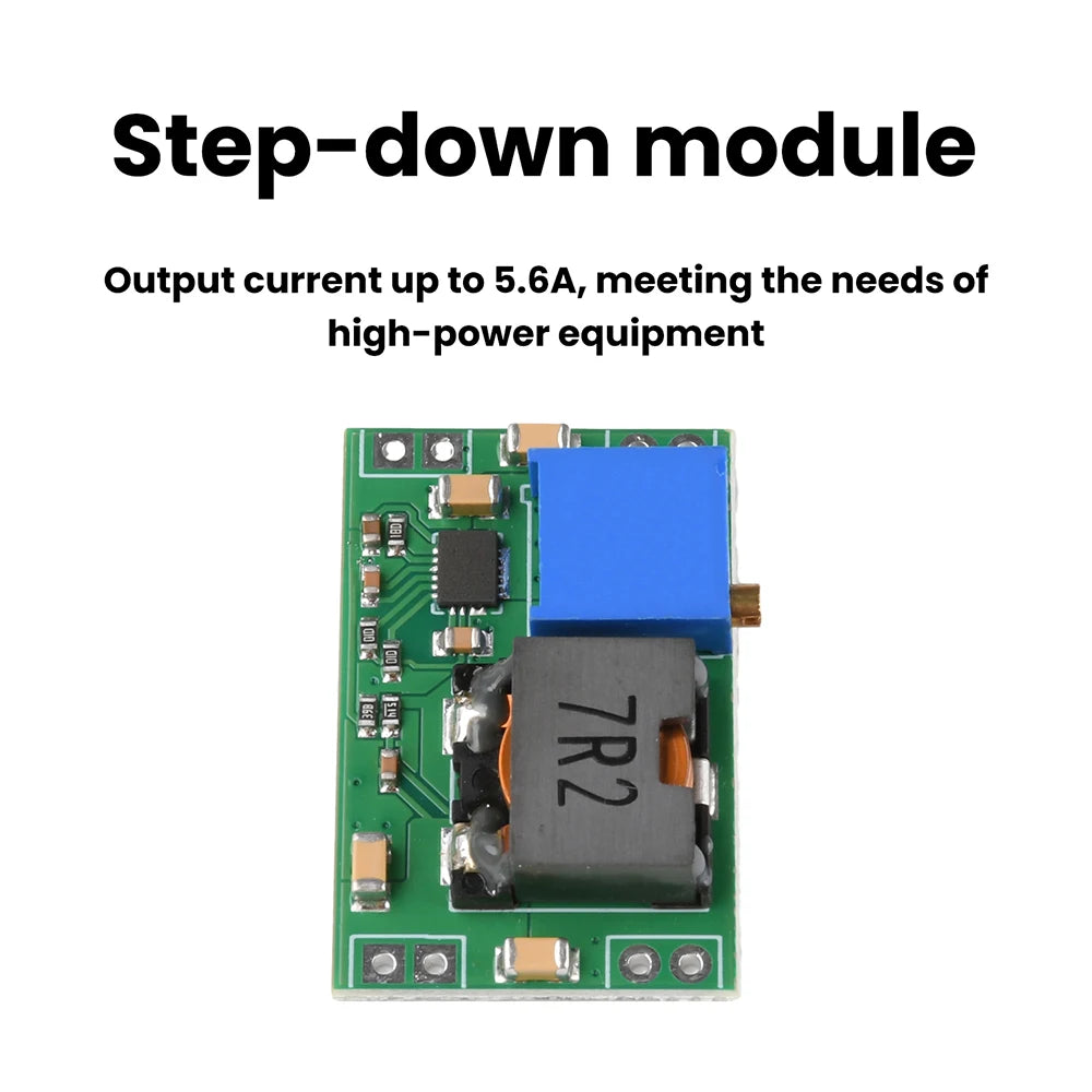 Adjustable Step-Down Module DC-DC 4.5-36V to 0.8-32V High Efficiency 5.6A Power Supply Compact Design for Industrial Electronics Oasis Select