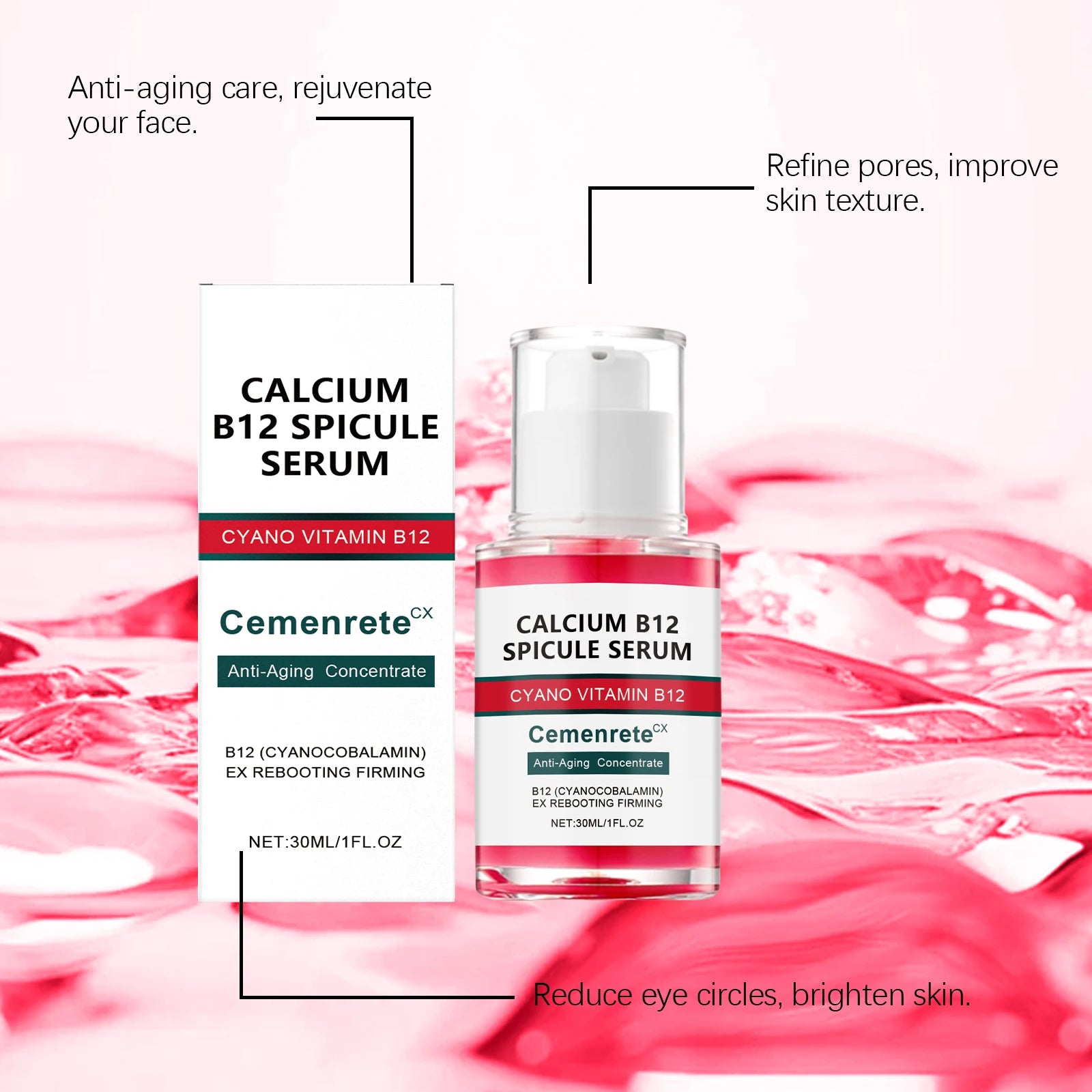 Hydrating Anti-Aging Facial Serum – Pore Minimizing & Brightening