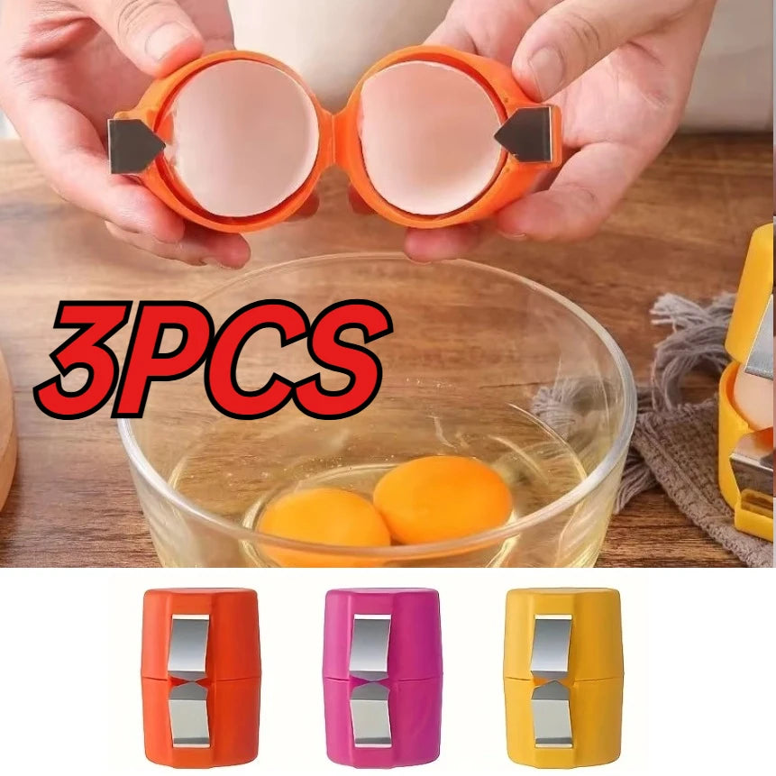 Stainless Steel Household Egg Opener Creative Cute Egg Shell Opener Portable Kitchen Baking Tool Egg Peeler For Cooking Gadgets Oasis Select