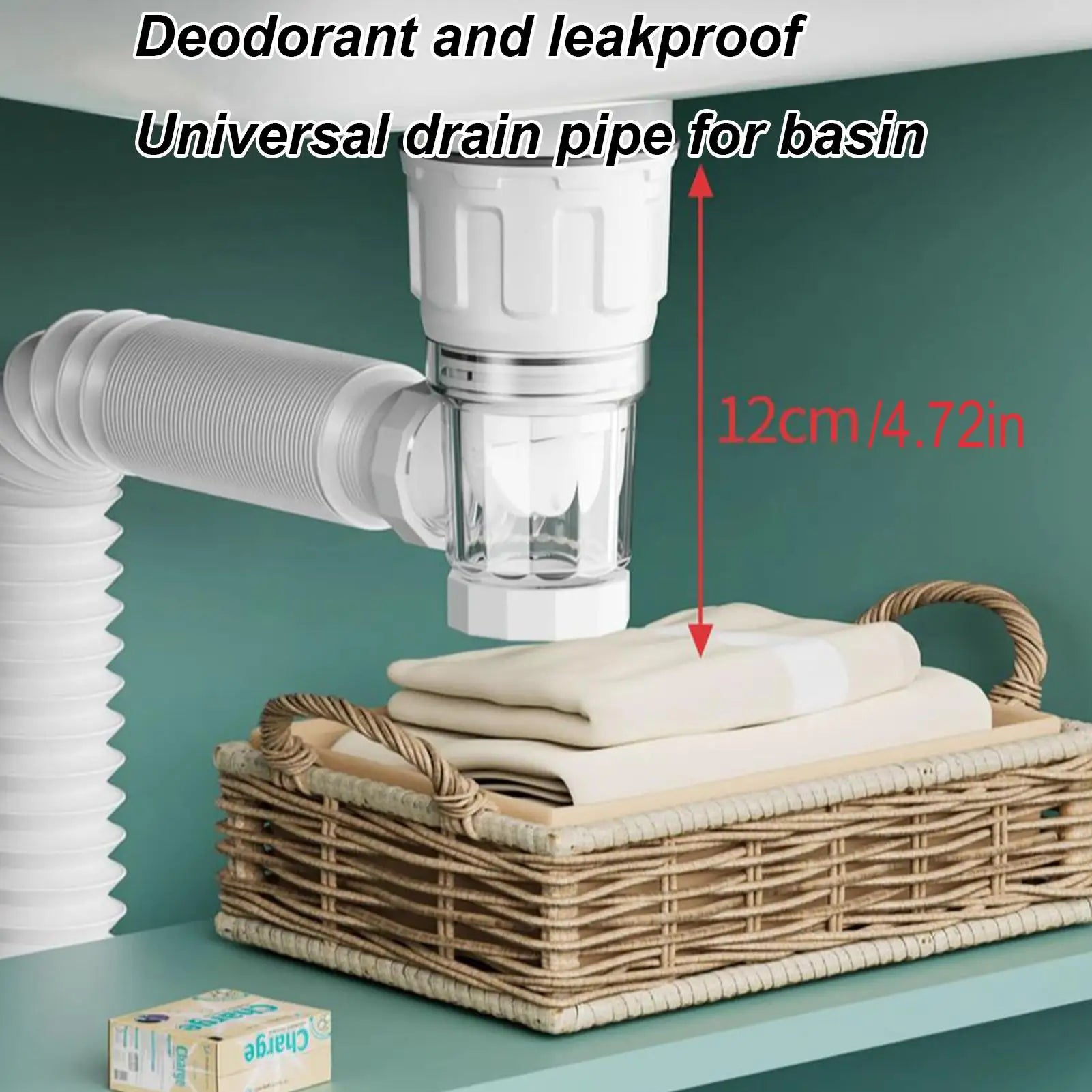 Universal Flexible Sink Drain Pipe Set Retractable Deodorant Drainage Tube Basin Installation For Kitchen Bathroom Accessories Oasis Select