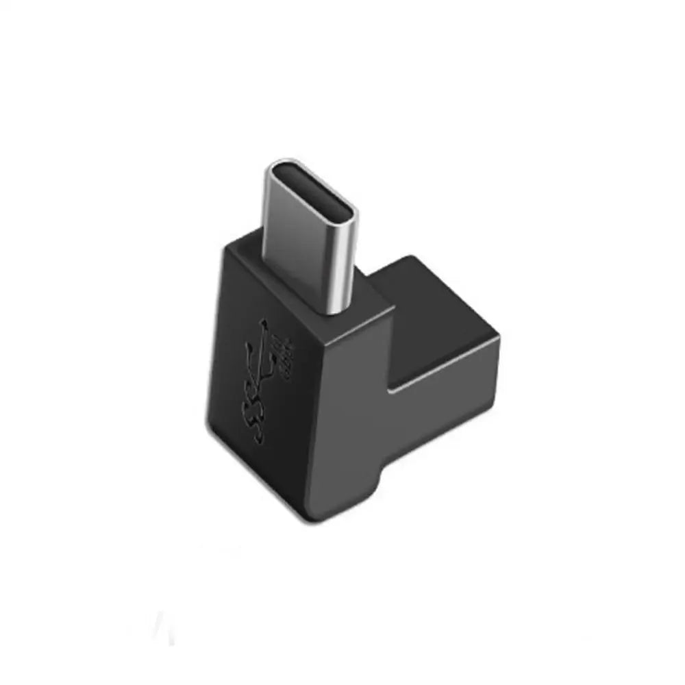 USB Type C Adapter Female to Female 10GBbps Portable Charge Adapter Fast Charging Type-C Extension Cable for Phone Tablet Oasis Select M to F vertical bend