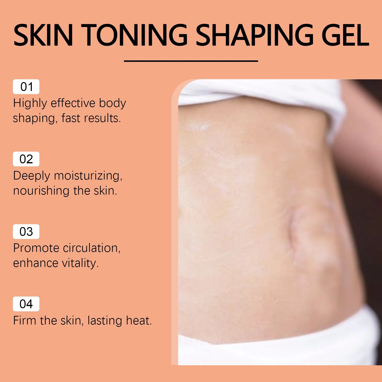 Hot Body Slimming Gel – Anti-Cellulite Belly Tightening Cream Slimming Body Gel Oasis Select