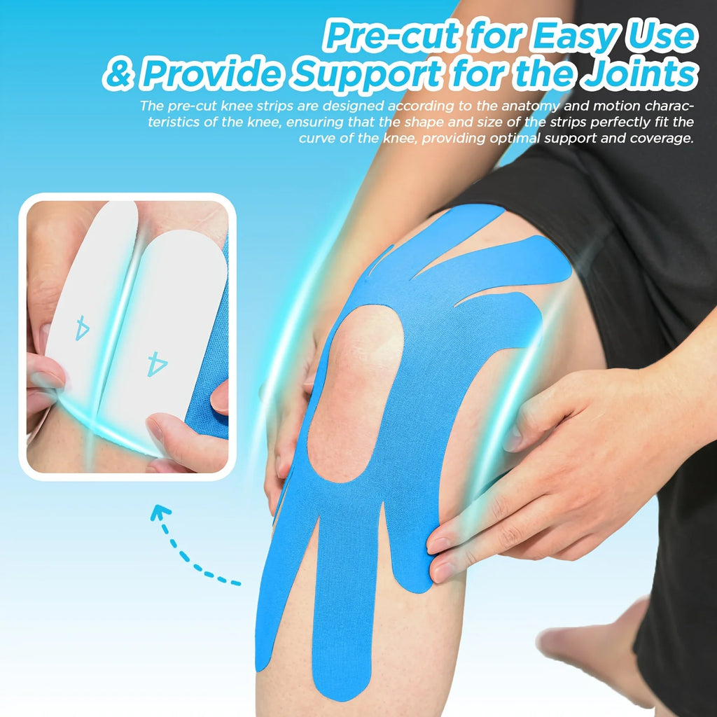 12-piece K-gel knee pad set, knee joint enhancement accessory, suitable for hiking and running - OK tape Oasis Select