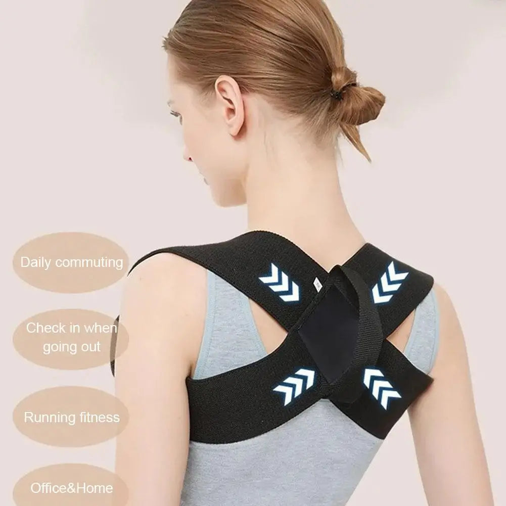 Back Posture Corrector Brace – Lumbar & Shoulder Support