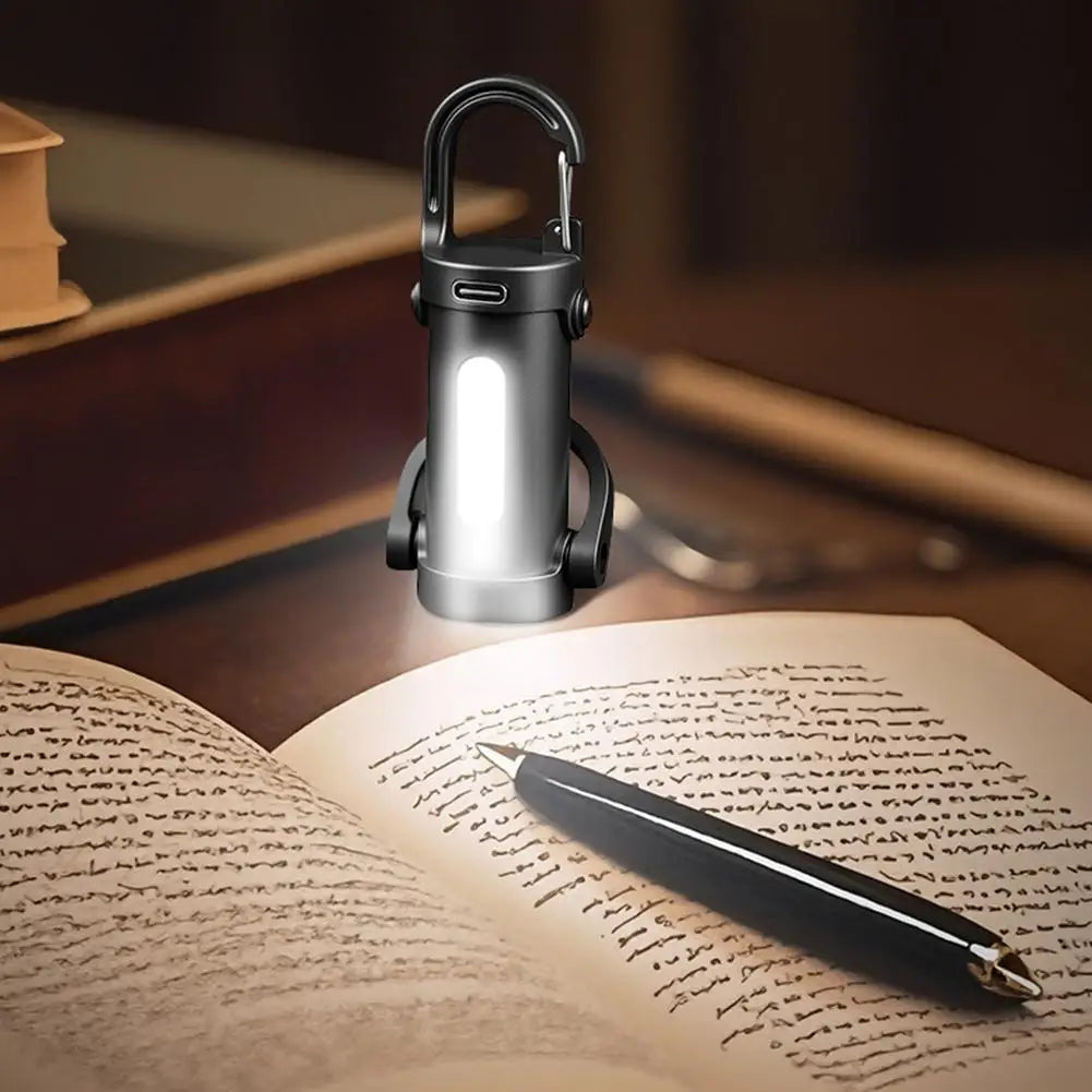 800LM USB-C Rechargeable Keychain Flashlight – IPX4 Mini EDC
