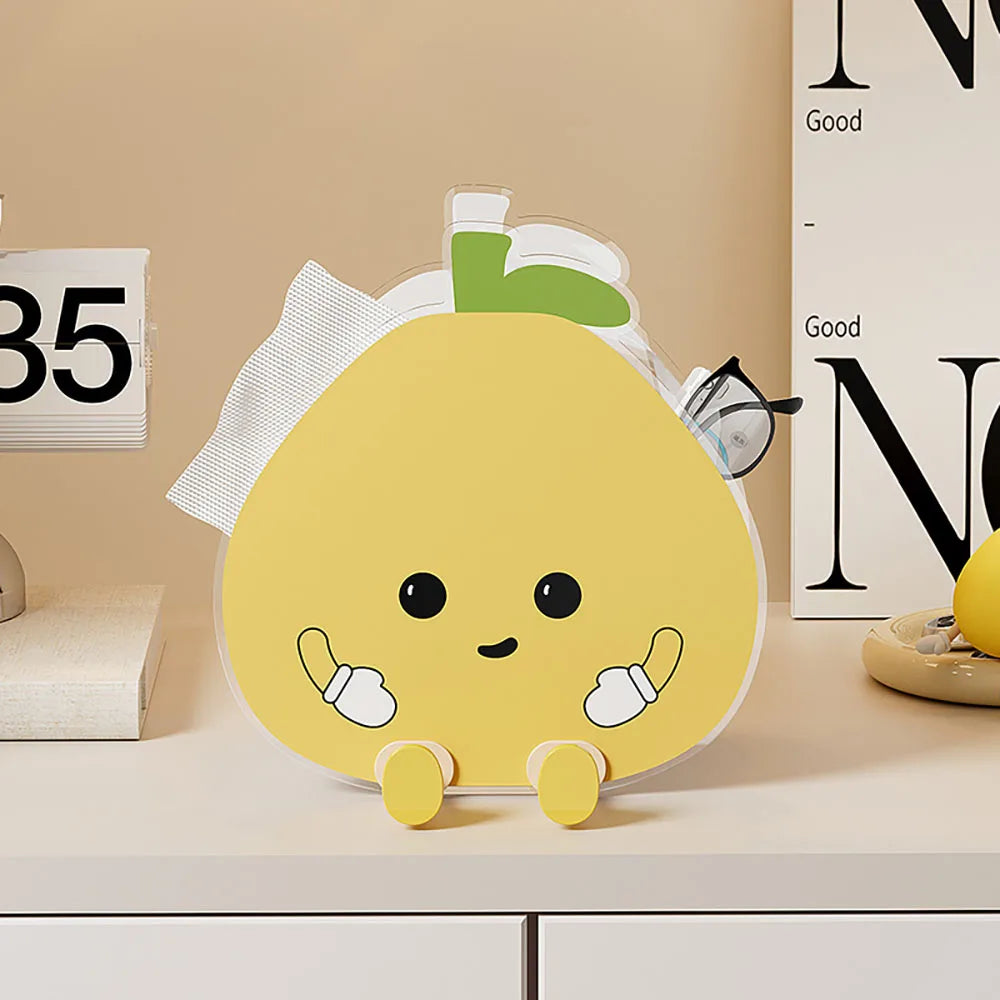 Cartoon tissue box, fruit shape napkin storage box, cute rabbit tissue box, storage box/tissue box 2 in 1 Oasis Select