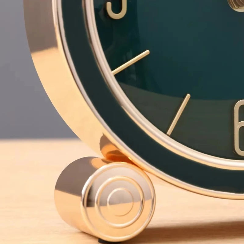 Clock Desktop Light Luxury New European Living Room Home Clock High-end Quartz Desktop Decoration Home Furnishings Oasis Select
