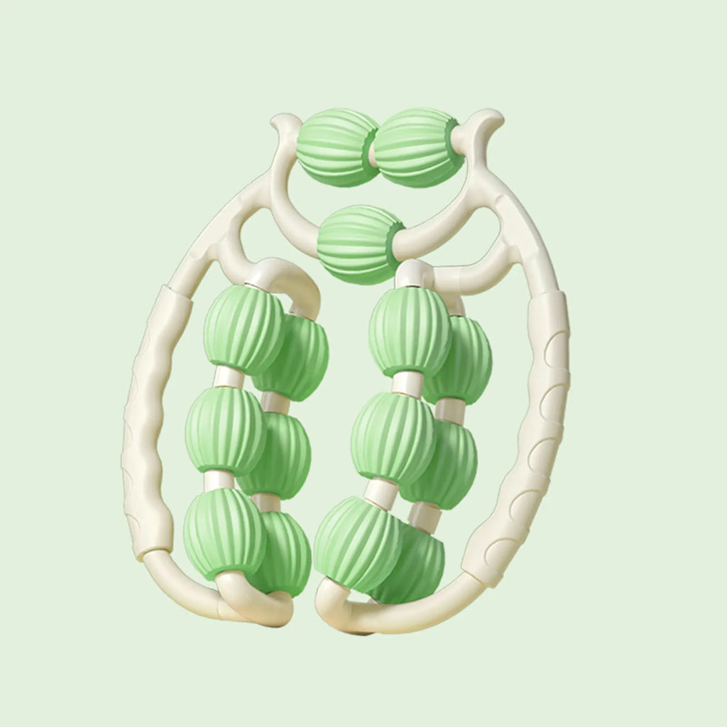 Round Massage Roller – Legs, Waist & Cellulite Relief Tool Massage Roller Tool Oasis Select Green