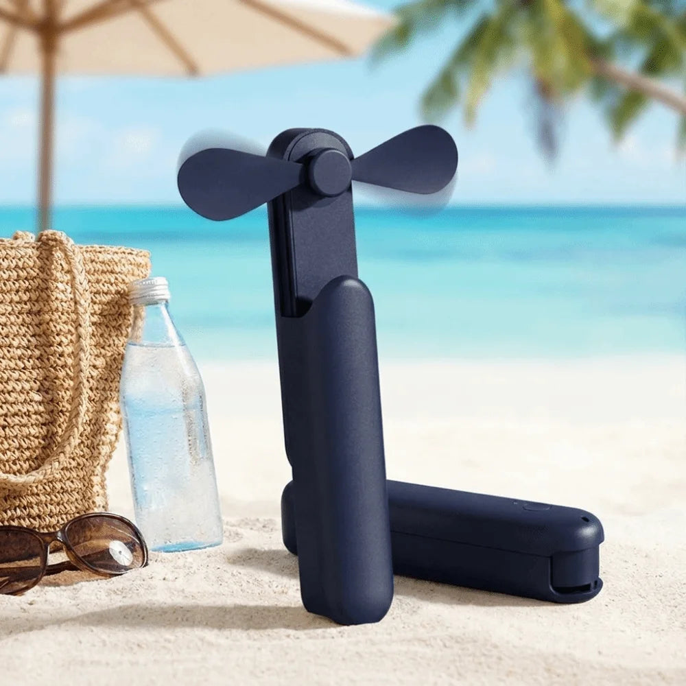 Compact Body Retractable Handheld Fan USB Charging Flexible Design Mini Handheld Fan Lightweight Quiet Operation Portable Fan Oasis Select
