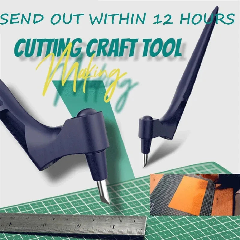 1/5/6Sets Craft Cutting Tools With 360 Degree Rotating Blade Paper-Cutter Art Carving Pen Tool Stainless Steel Cutter Knife Oasis Select