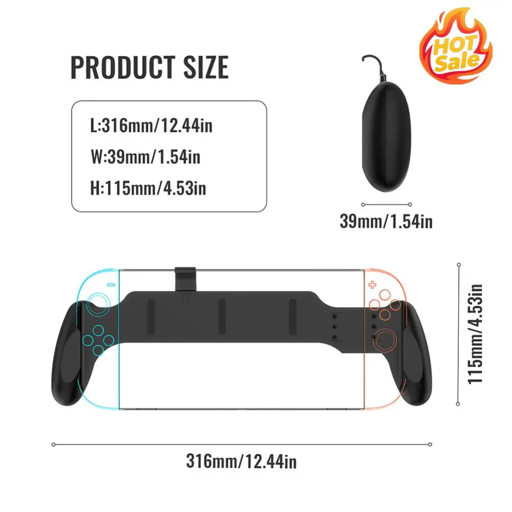 For Switch 2 Case Handle Bracket Anti-Slip Hand Grip Protective Cover Grip Holder Controller Holder for Switch for Switch OLED Oasis Select