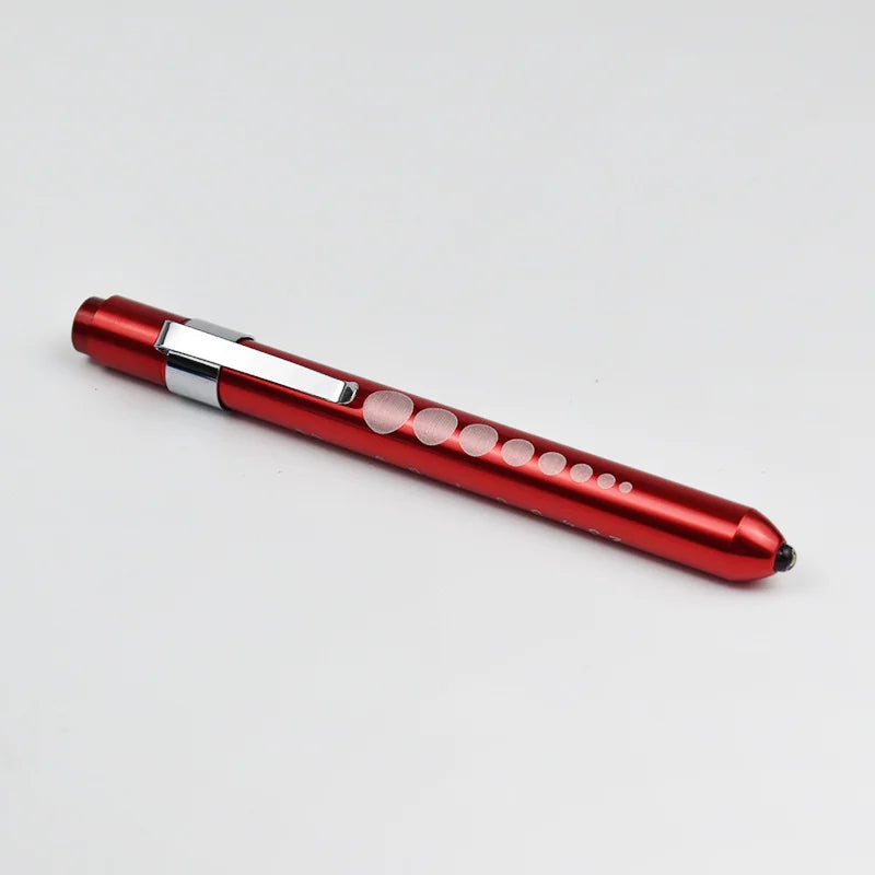 Multi Functional Scale Pen Light LED Pen Flashlight Nurse Pen Light Pupil Oral Examination White Light Medical Lighting Oasis Select Red White light China Mainland