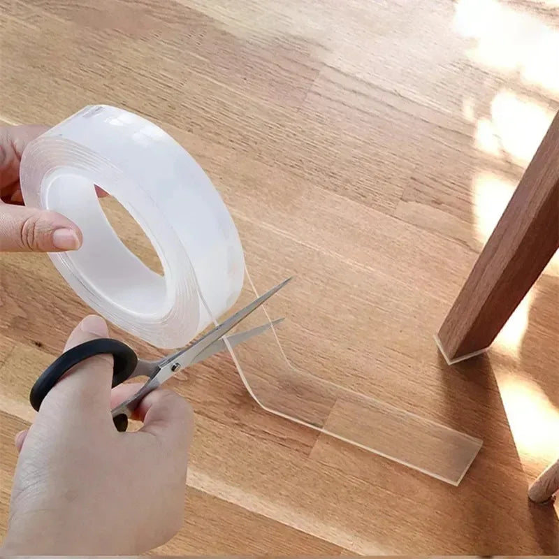 Nano Double-Sided Tape – Clear, Reusable & Waterproof | 1–5m Double-Sided Nano Tape Oasis Select