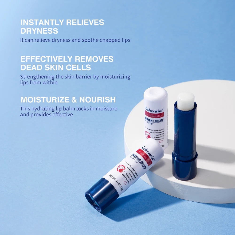 ibcccndc Moisturizing Lip Balm Repair Stick 2-Pack | Paraben-Free