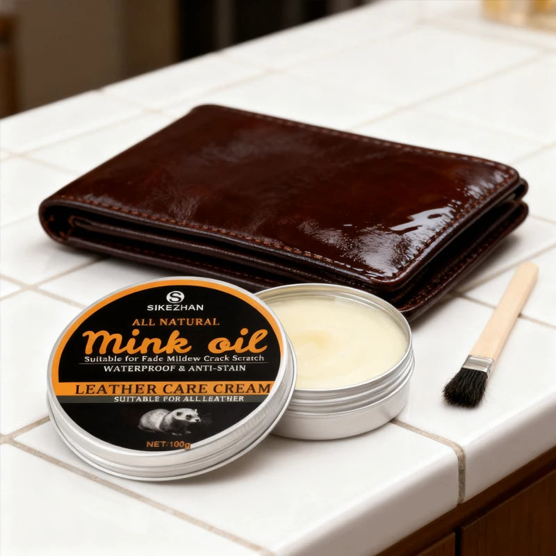 100/50g Premium Shoe Polish Leather Conditioner Color Restorer For Boots Dress Shoes Quick Dry Long Lasting Protection Care Balm Oasis Select