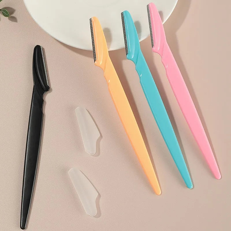 5-Piece Stainless Steel Eyebrow Trimmer Set | Brow Shaper