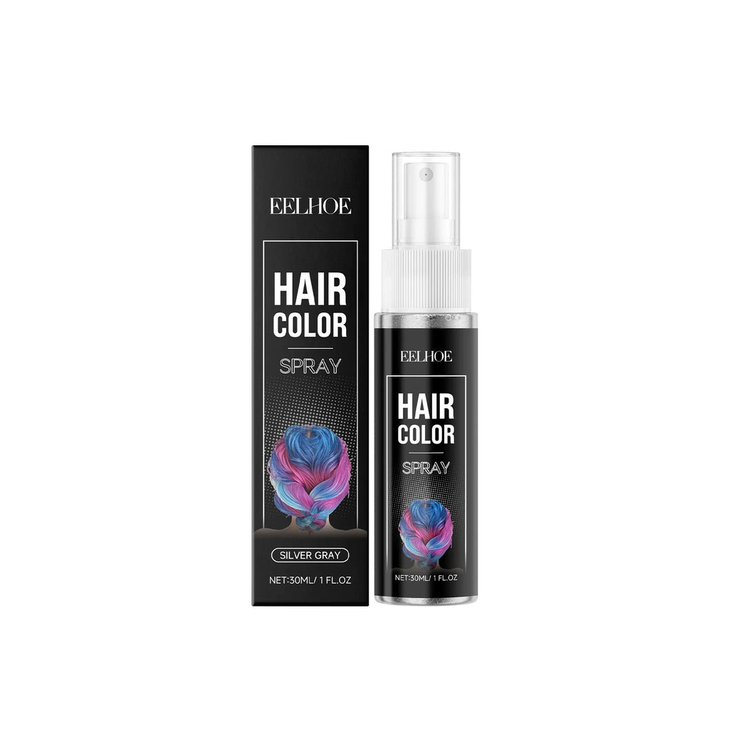 Hair Color Spray Temporary Hair Dye Purple Instant Color Washable Party Cosplay Hair Styling Root Touch Up Costume Wig 30ml Oasis Select Silver Gray