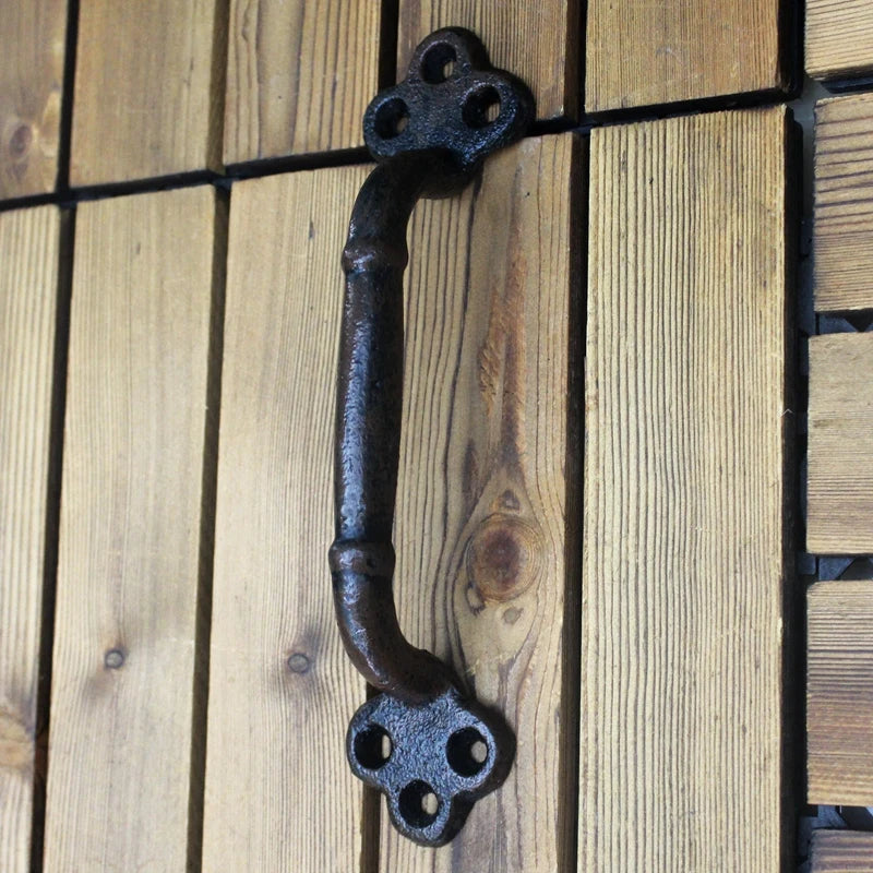 Halloween Christmas Castle European retro grand garden courtyard cast iron craft door handle home decoration wall decoration Oasis Select A